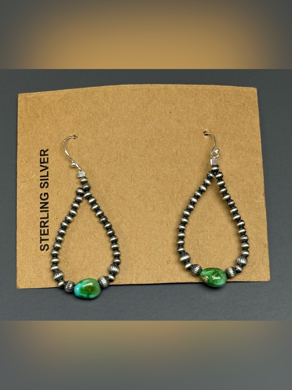 Sonoran Gold Navajo Pearl Loop Earrings